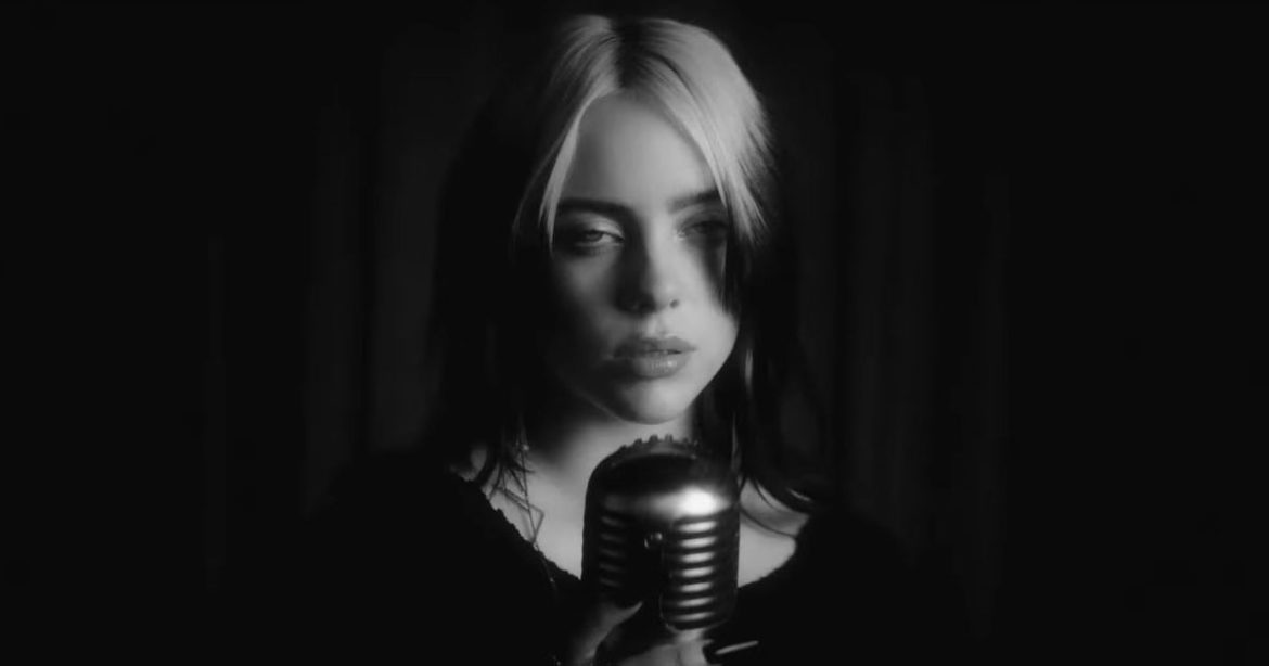 It’s Just Billie Eilish And The Microphone In Moody ‘No Time To Die’ Video