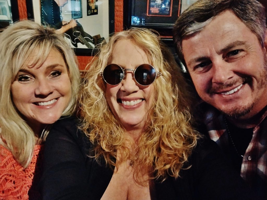 Jennifer Collins, Annemarie Picerno (Bongo Boy Records) and Rodney Collins at Music City Bar and Grill