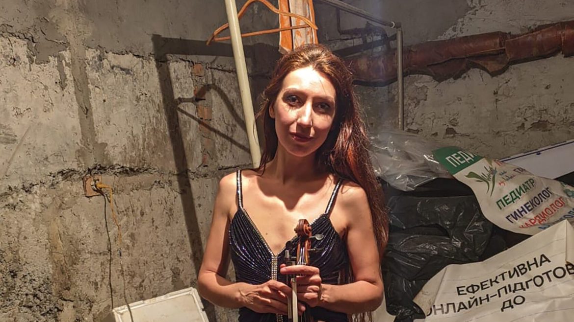 Ukraine’s ‘Cellar Violinist’ Plays On Amid Heaving Bombing